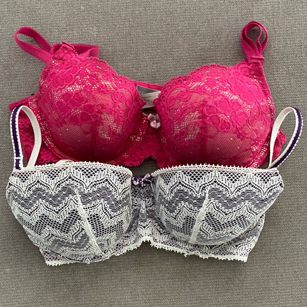 Lightly Padded Lace Bras